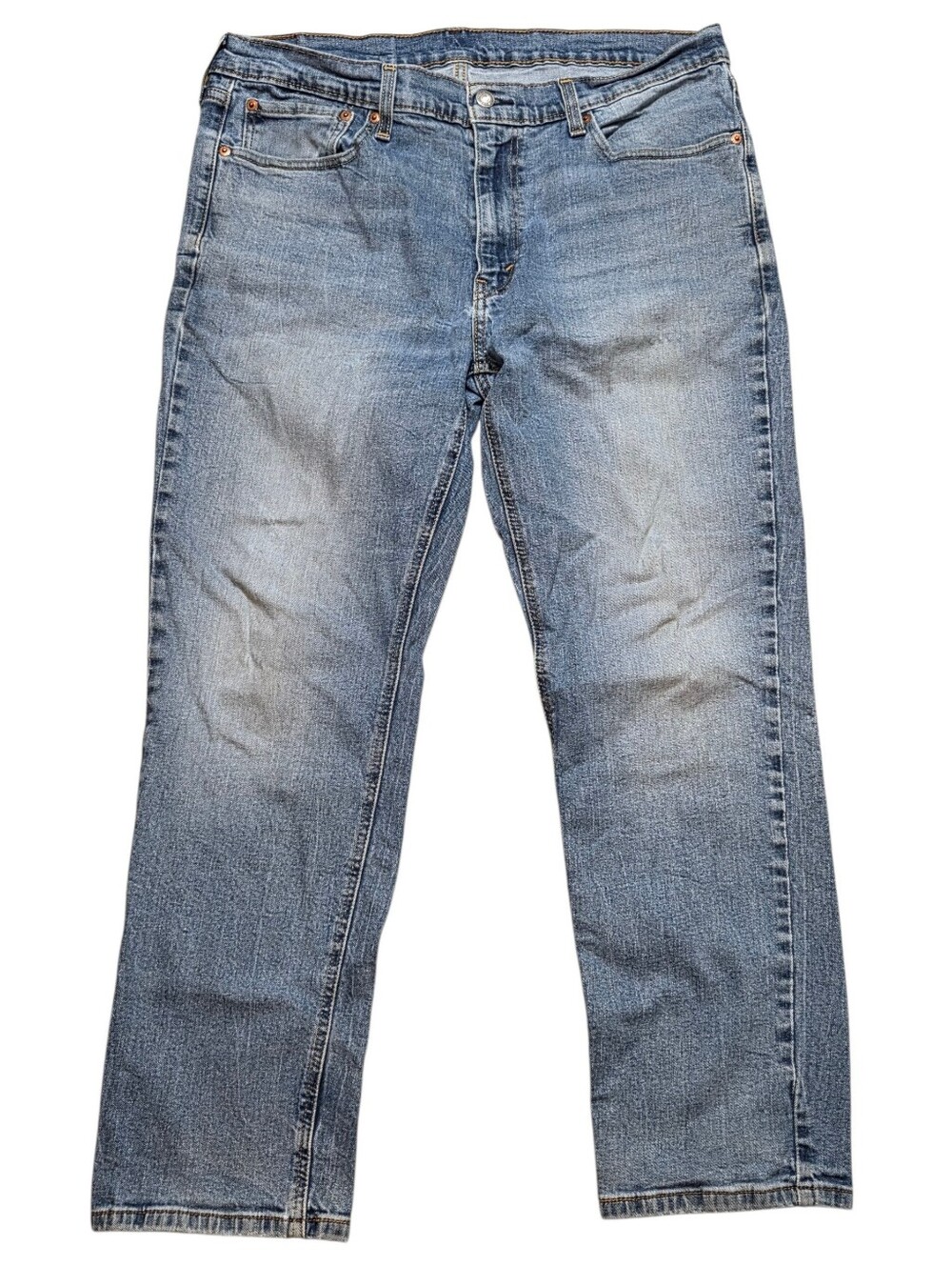 Levi's 541 Light Blue Straight Leg Mens Jeans Size 36x30